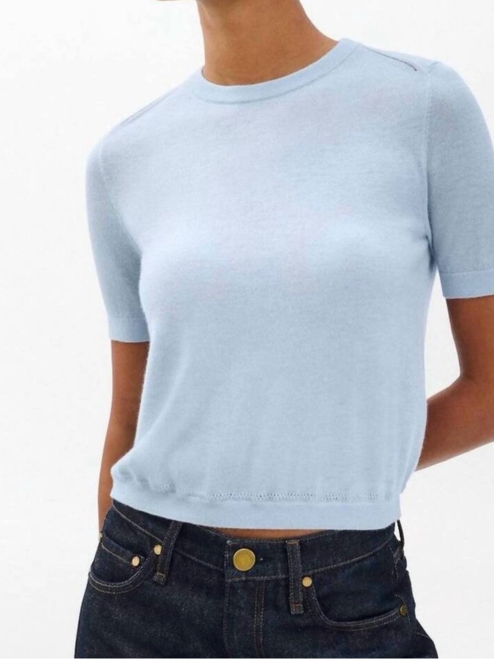 Rag & Bone Adeline Cashmere Short Sleeve Sweater size small- Never worn before
